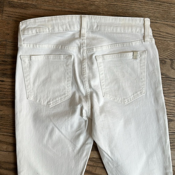 Joes Jeans Finn Distressed Ankle Skinny Jeans White size 26 EUC - Picture 7 of 9